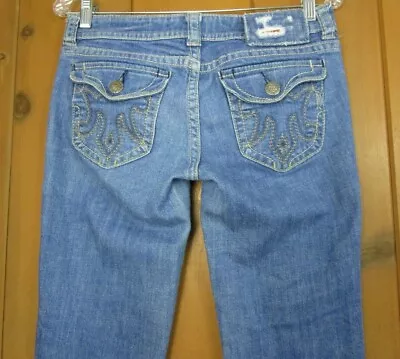 MEK DENIM Chicago Bootcut Women's Blue Jeans Size 27 X 30 • $21.95