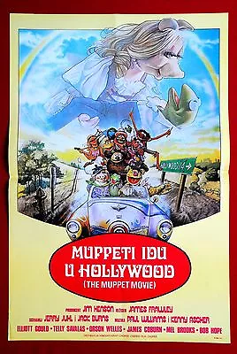 Muppet Show  Orson Welles 1979 Savalas Coburn Mel Brooks Rare Exyu Movie Poster  • $167.49