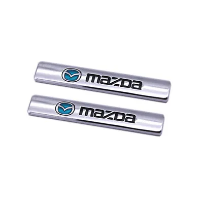 2PCS 3D Chrome Metal Car Body Side Fender Door Rear Emblem Badge For Mazda • $10.99