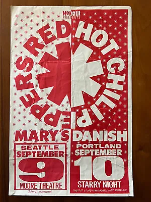 Original 1989 Red Hot Chili Peppers Concert Poster Grunge 11x17 Offset MXP-105.2 • $348