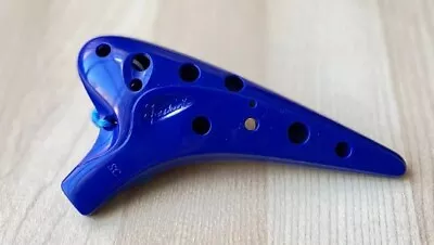 Focalink 12 Hole Soprano C Blue ABS Resin Ocarina - Easy To Learn $ Great Gift! • $28.95