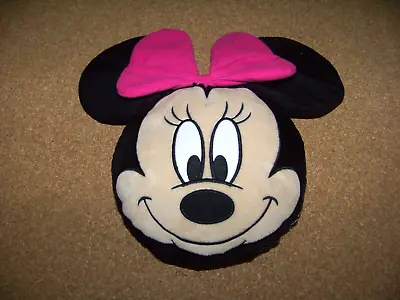 Minnie Mouse Disney Plush Pillow 13.25 X13 X3.5  • $20