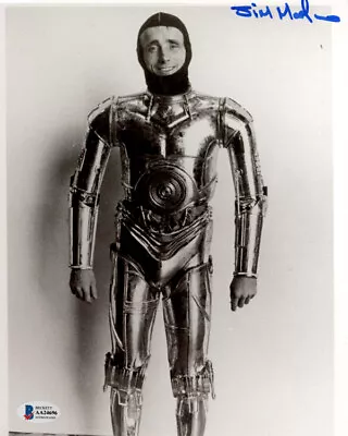 JIM MARLOW SIGNED AUTOGRAPHED 8x10 PHOTO C-3PO COSTUME ILM STAR WARS BECKETT BAS • $115