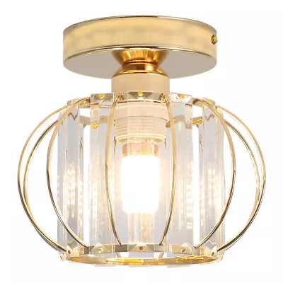 Gold Modern LED Ceiling Light Chandelier Kitchen Bedroom LivingRoom Pendant Lamp • £13.95