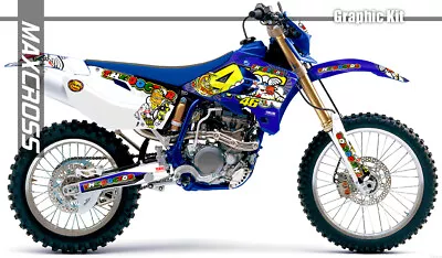 Yamaha Wr250f Wr450f Yz250f Yz450f 2003-2006 Maxcross Graphics Full Kit Msp1 • $144.46