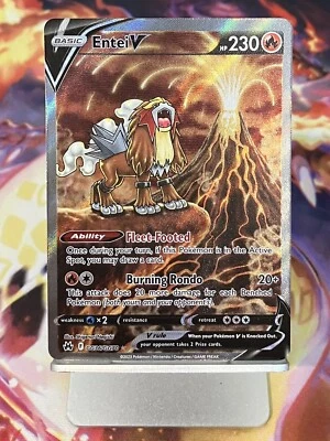 $30 • Buy Pokemon Crown Zenith | Entei V | GG36/GG70 Galarian Gallery 