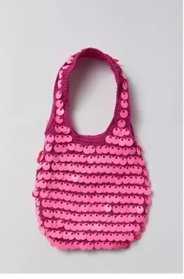 Urban Outfitters Pink Sequin Hobo Purse NWT • $14.99