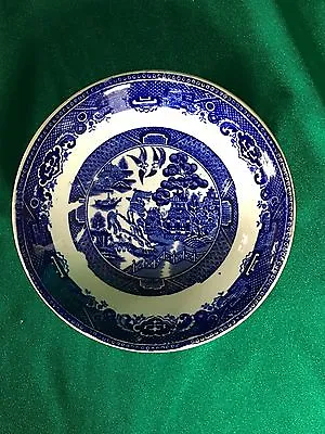 Petrus Regot & Co Maastricht WILLOW (BLUE) Flow Blue Sauce Bowl - Holland Sphinx • $12.99