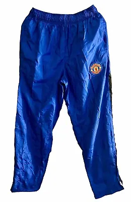 Manchester United Soccer Blue Athletic Sweatpants Men's Sz Small • $10