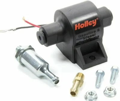 Holley 12-427 Mighty Mite Electric Fuel Pump 4-7 PSI 32 GPH All Fuels E85 Diesel • $69.98