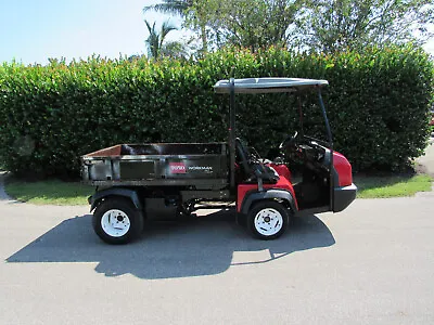 2014 Toro Workman HD Heavy Duty Utility Vehicle Dump Body Tow Hitch Model 07369 • $9450