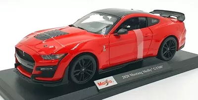 Maisto 1/18 Scale Diecast 46629 - 2020 Ford Mustang Shelby GT500 - Red • £44.99