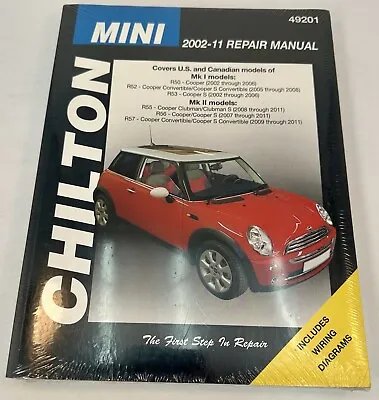CHILTON MINI COOPER 2002-2011 Repair Manual  49201 • $53.95