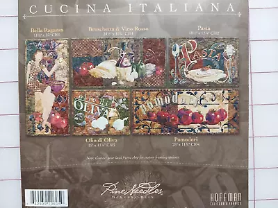 All 5 Patterns In The McKenna Ryan Pine Needles Pattern Cucina Italiana Series • $15