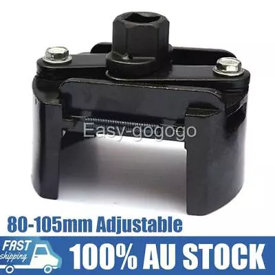 80-105MM Adjustable Oil Filter Wrench 1/2inch Drive Oil Filter Fuel Removal Tool • $26.06