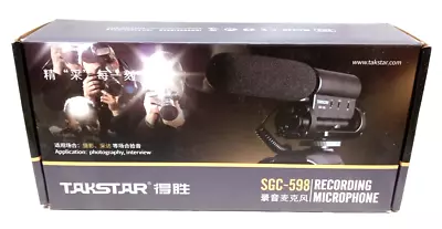 Takstar SGC-598 Shotgun Video Microphone Camera Interview Recording Mic For DSLR • $19.95