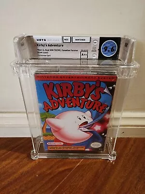 🔥 Kirby's Adventure Nintendo NES Sealed Game WATA Graded 9.6 A++ CGC VGA MINT🔥 • $2499.88