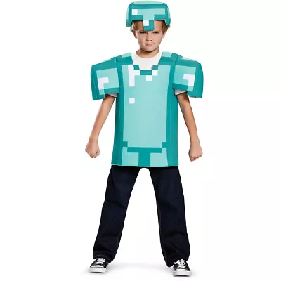 Licensed Minecraft Armor Classic Video Game Character Costume Child Boys • $23.66