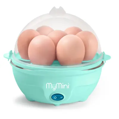 Mymini Premium 7-Egg Electric Cooker Eggs Boiler One -Touch Cooking Teal • $14.23