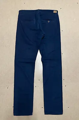 Edwin 55 Chino Japanese Cerulean Denim Blue Rinsed W34 L32 • £79.75