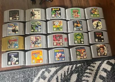 Nintendo 64 Game Lot • $365