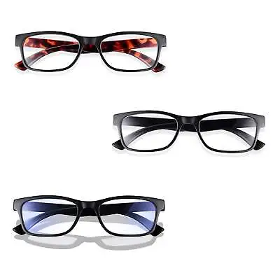 Black Reading Glasses And Blue Light Glasses All Lens Magnification Men & Women • £6.99