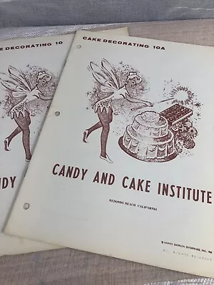 Vintage Candy & Cake Institute 1962 Cake Decorating Flavored Cakes & Frosting • $19.99