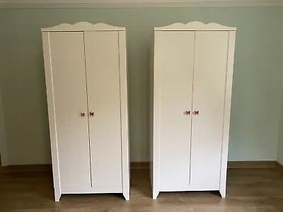 IKEA HENSVIK Kids Bedroom Set. 2 Wardrobes Bookcase Desk Mirror & Stool. • £95