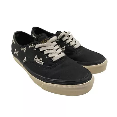 Vans X WTAPS X OG Authentic LX 'Bones' Colorway Black/white Mens Size US8 • $80.21