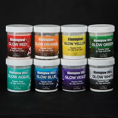 Alumiglow Heat Cured Glow Powder Paint For Tungsten Ice Fishing Jigs + More • $9.95