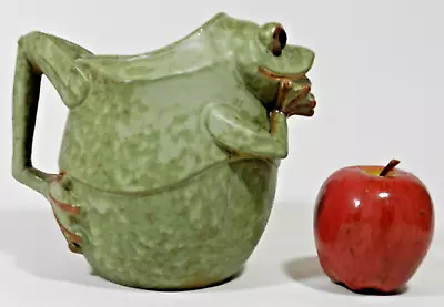 Vintage Majolica Frog Water Pitcher • $99.99