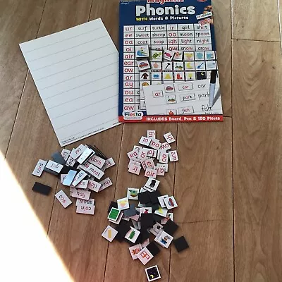 Magnetic Phonics Words Fractions Time Money Star Charts Calender Fiesta Crafts • £8.99