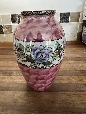£5.99 • Buy Maling Lustre Ware Peony Rose Vase