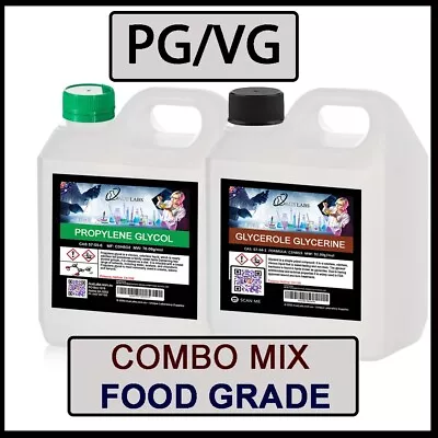 PG VG - Propylene Glycol & Vegetable Glycerin 1 Litre Of Each In JerryCans • $35