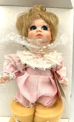 “Peanut” By Maryse Nicole Franklin Mint Heirlooms 9  Porcelain Doll NEW W/BOX • $29.99