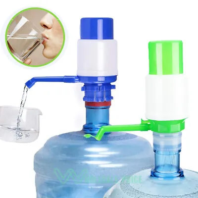 3-6Gallon Hand Pump For Water Bottle Jug Manual Drinking Tap Spigot Camping Home • $9.49