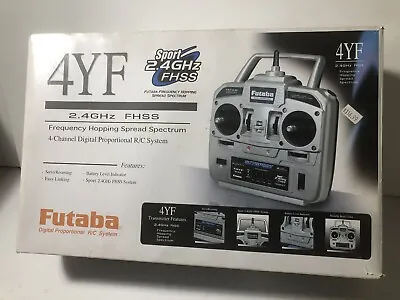 $85 • Buy Futaba 4YF 4-Channel Radio System With R2004GF Receiver