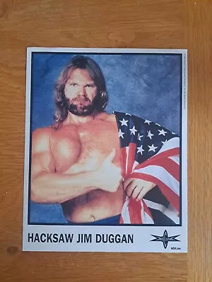 Wcw Hacksaw Jim Duggan Promo Picture • $12.63