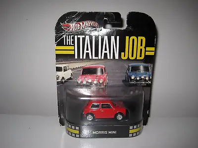 Hot Wheels 2012 Retro Entertainment The Italian Job Morris Mini Red Rare !!!!!! • $18.99