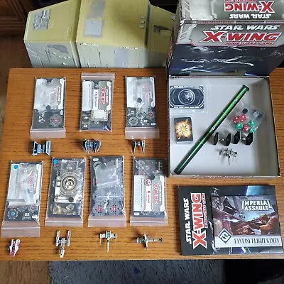 Star Wars X Wing Miniatures Game With 7 Different Expansion Packs (complete) • $174.99