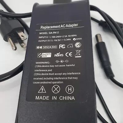 AC Adapter Charger Power Supply For Dell Laptop DA-PA12 19.5V 3.34A • $11.21