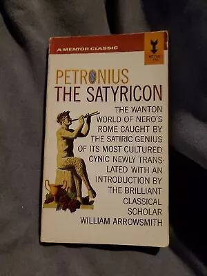 Good 1959 'The Satyricon' By Petronius - Vintage Paperback Mentor Classic Books • $3