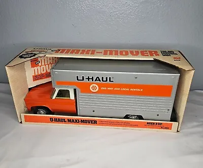 Vintage Nylint Maxi Mover U Haul Truck In Box Pressed Steel Toy MN 8413 • $375