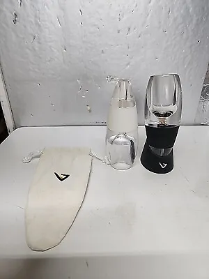 Lot Of 2 Vinturi Essential Wine Aerator White Black • $17.09