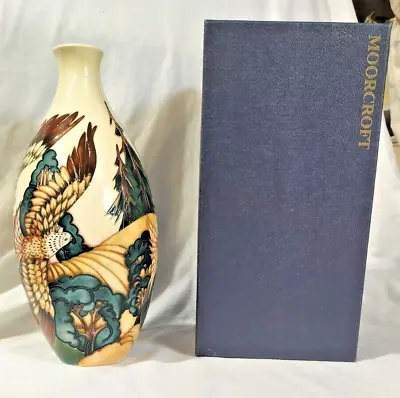 Moorcroft Rare Numbered Edition Red Kites Vase Gibson Signed Dated W/ Box -AF • $603.29