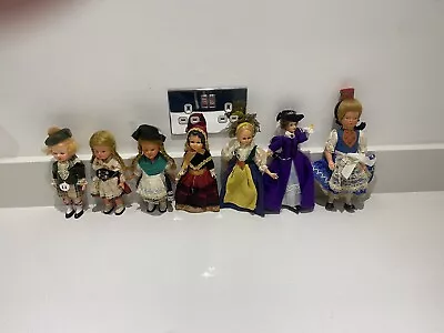 Vintage Miniature Dolls In National Costume • £8
