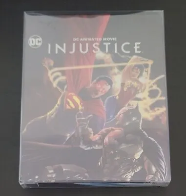 DCU Injustice Limited Edition Steelbook (4K UHD Blu-Ray) • $20