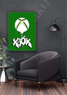 Xbox Print Poster Gaming Quote Wall Art Gift Gamer Decor Picture A4 Size • £5.99