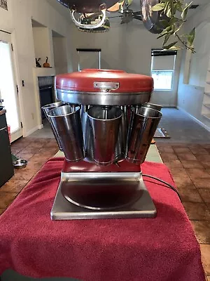 1950’s-1960’s Multi Mixer Milkshake Machine Still Turns On. Full Set Of Cups • $450
