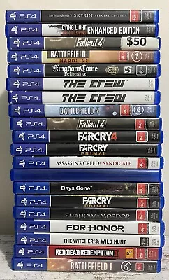 Ps4 Games - Inventory/vendor - Pick A Game - VGC • $12.17